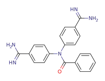 <i>N</i>,<i>N</i>-bis-(4-carbamimidoyl-phenyl)-benzamide
